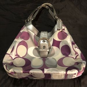 Coach Maggie Soho Op Art Bag w/ matching Wallet**